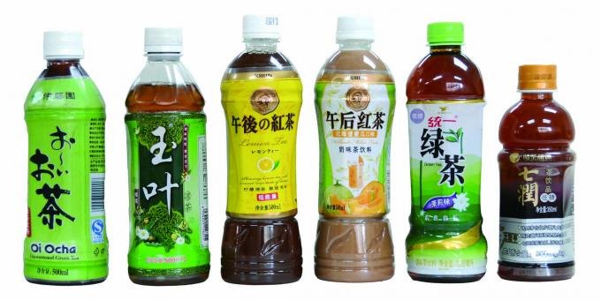 Aplicador de etiqueta de manga retrátil automática de garrafa dupla face para água mineral