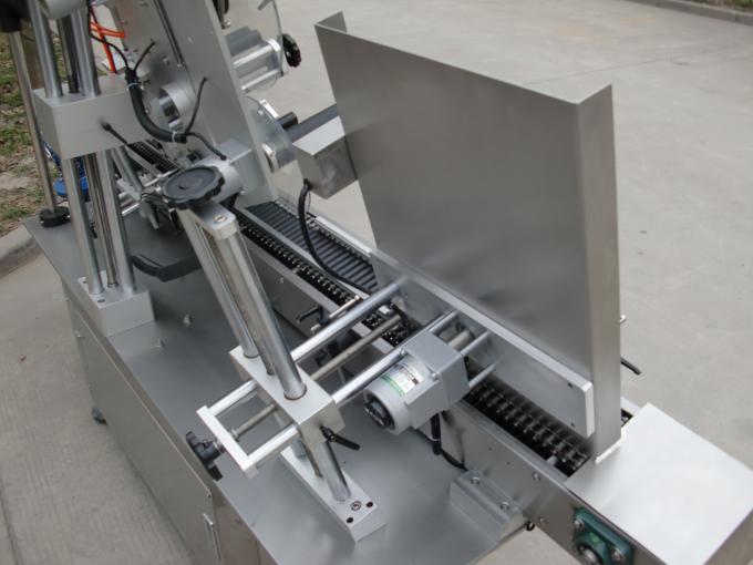 Máquina de etiqueta adesiva para latas redondas pequenas de alta velocidade, máquina de etiqueta para garrafa de olho preto para cosméticos