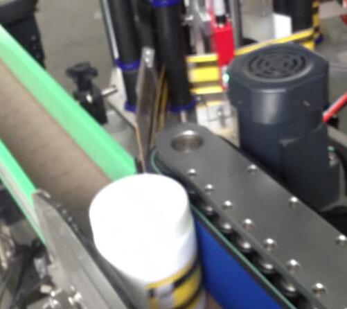 Máquina de rotulagem de garrafas redondas, máquina de engarrafamento e rotulagem para frasco de suger de bround