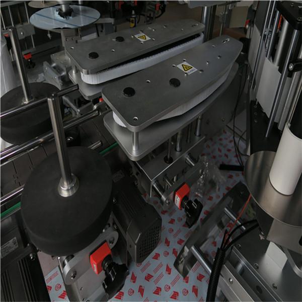 Máquina de rotulagem de garrafa plana multifuncional de alta precisão com acionamento elétrico