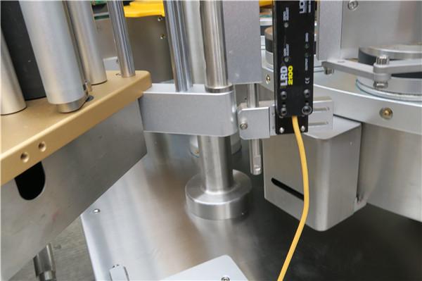 Máquina rotativa de etiqueta rotativa de alta velocidade com correia de opções de máquina de enchimento