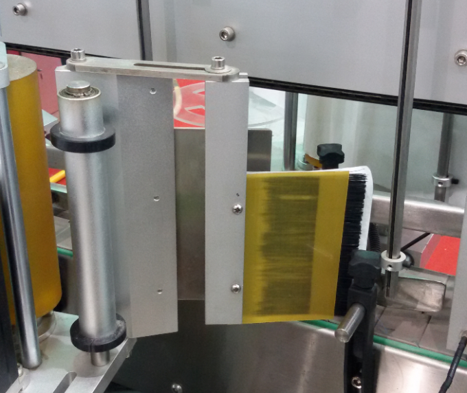 Rotuladora automática de garrafas e rotuladora de adesivos de dois lados para bolsas em pé