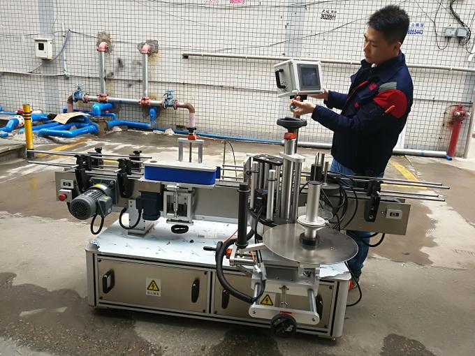 Máquina de rotulagem de adesivos de garrafa redonda totalmente automática (tipo de correia)