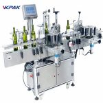 Fábrica de máquinas de etiquetagem de adesivos autoadesivos para garrafas redondas automáticas