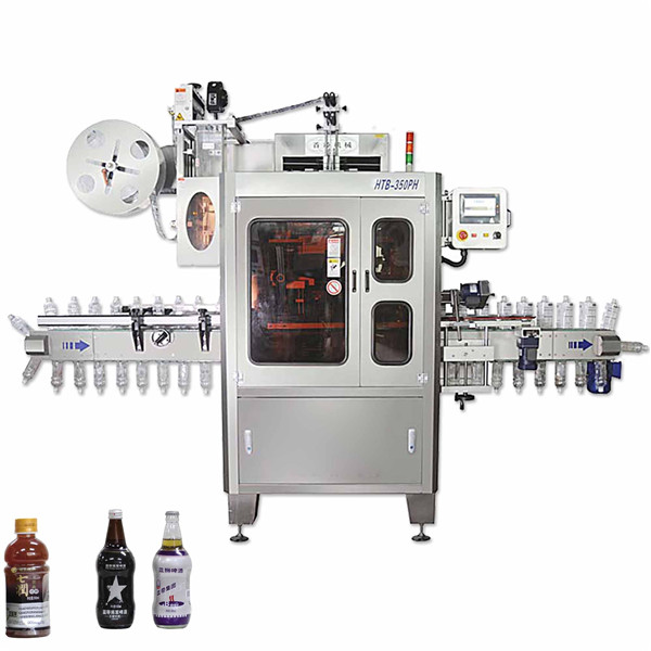 Máquina de rotulagem de manga retrátil inoxidável de corpo inteiro de alta velocidade 200BPM 3,5KW