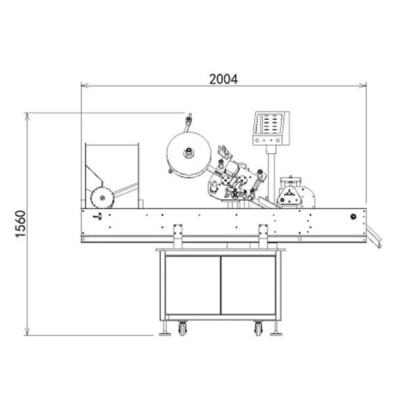 Máquina de rotulagem de frascos totalmente automática de alta velocidade para garrafas pequenas