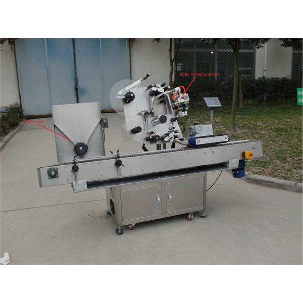 Máquina automática de etiquetagem de frascos com controle inteligente