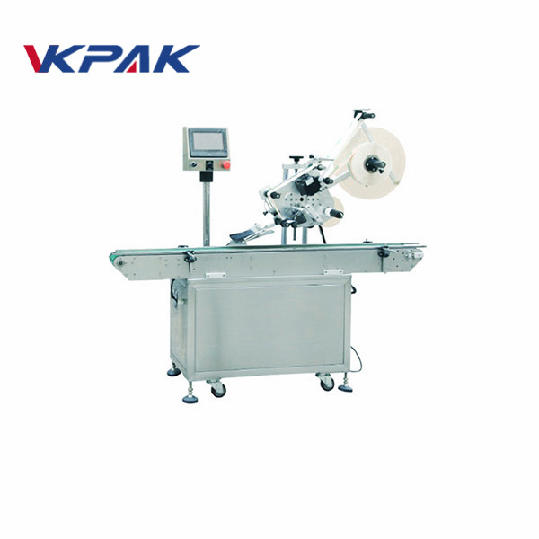 Máquina de rotulagem autoadesiva para bloco de gelo lateral superior