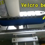 Máquina aplicadora de etiqueta de esmalte adesivo