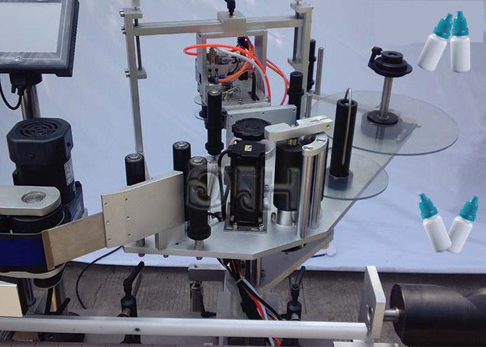 Máquina de rotulagem de garrafas redondas de adesivos verticais na China com fornecedor automático