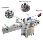 Máquina de rotulagem de adesivos autoadesivos para grandes superfícies planas
