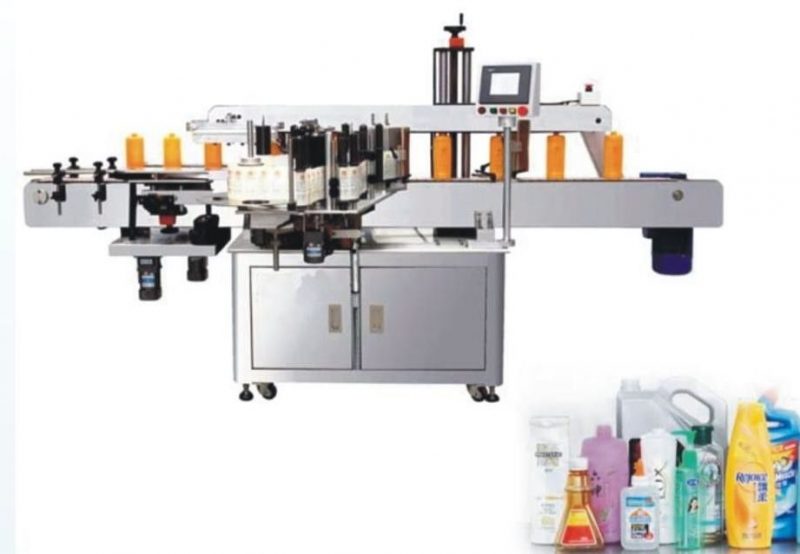 Máquina de rotulagem de adesivo de lado duplo da China, fornecedor de máquina de colagem de etiqueta de aço inoxidável SUS304