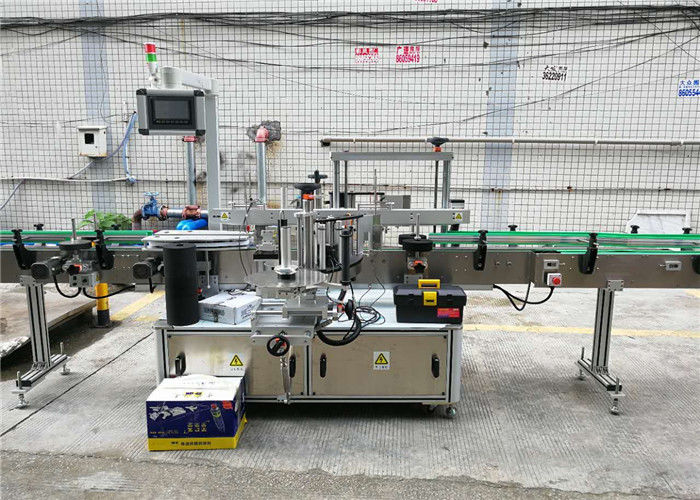 China Máquina automática de rotulagem de garrafas de dois lados com xampu de etiqueta adesiva para vinho fornecedor