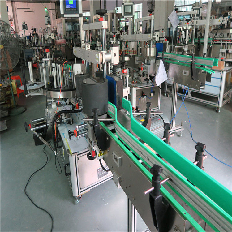 Máquina de rotulagem de garrafas de adesivos autoadesivos de dois lados da China fornecedor de 190 mm de altura máx.