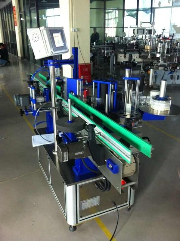 Máquina de rotulagem de garrafas redondas potentes para bebidas / alimentos / produtos químicos da China