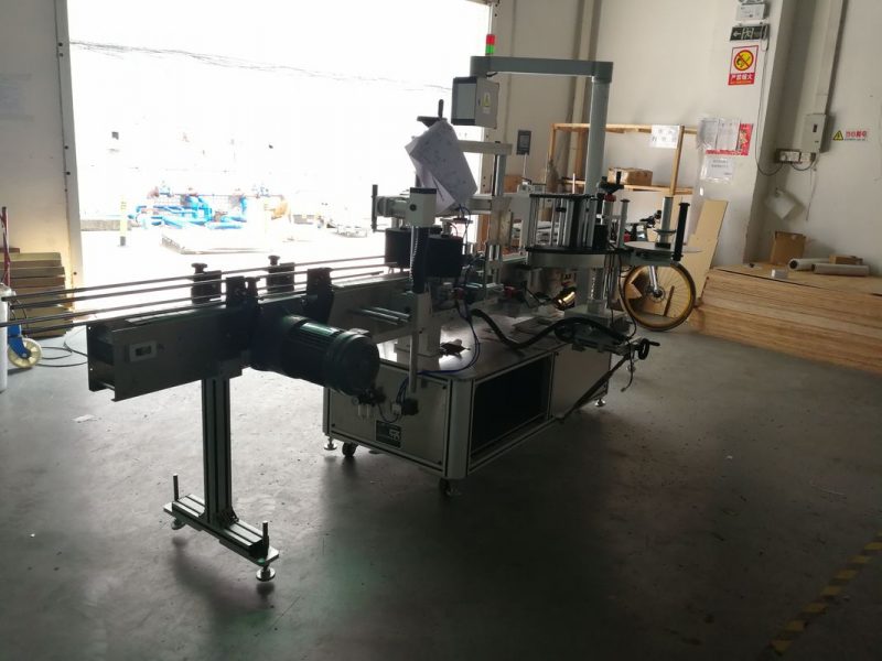 Máquina de etiquetagem sensível à pressão de garrafa plana da China fornecedor de um lado ou dois lados