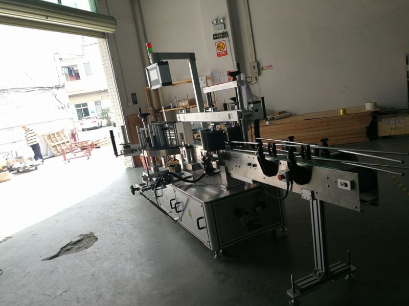 Máquina de etiquetagem de etiqueta de garrafa redonda dupla face da China, fornecedor de largura de etiqueta de 190 mm