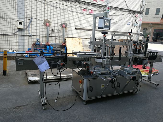 Máquina de rotulagem autoadesiva de três etiquetas voltagem 110V / 380V