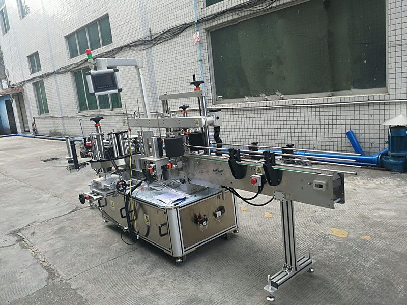 Máquina de rotulagem de garrafas de dupla face autocolante da China fornecedor totalmente automático